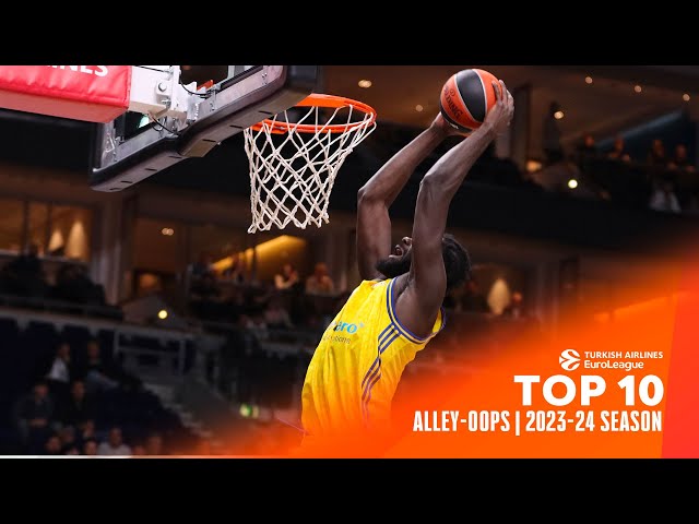 Top 10 UNBELIEVABLE ALLEY-OOPS | 2023-24 Season | Turkish Airlines EuroLeague