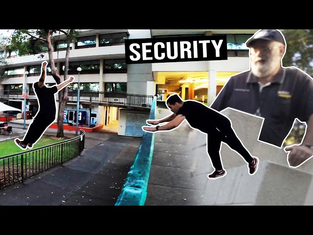 Parkour Twins - Getting kicked out of EVERYWHERE!!!