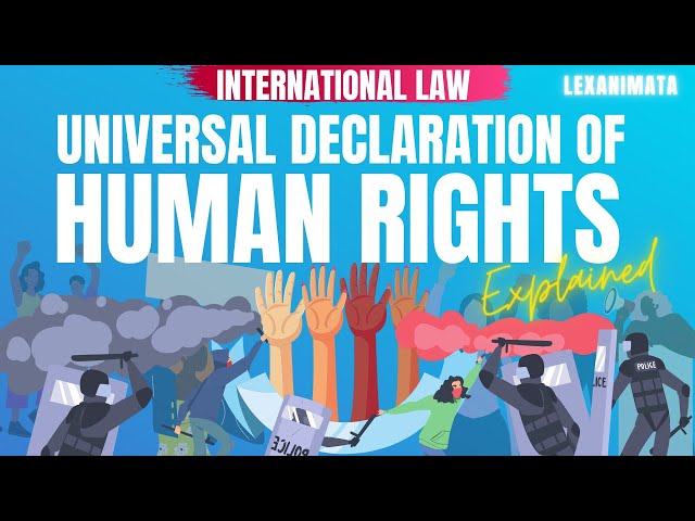 Universal declaration of Human Rights International Law explained