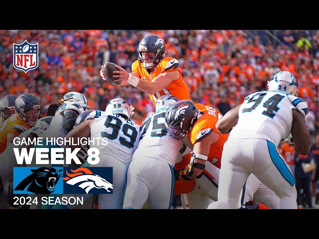 Carolina Panthers vs. Denver Broncos | 2024 Week 8 Game Highlights