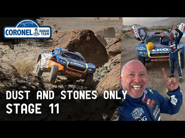 Only DUST and STONES in stage 11 | Dakar 2024