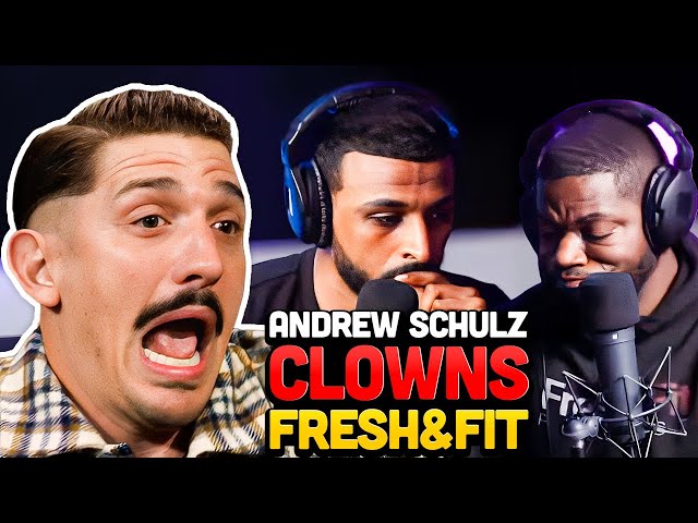 Andrew Schulz EMBARRASSED Fresh & Fit w/ DJ Akademiks