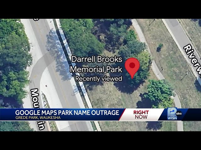 Google Maps error names Waukesha parade memorial site for killer