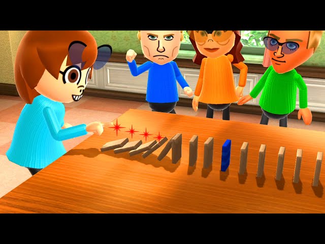 Wii Party U Minigames - The Koopa King Vs Joana Vs Barry Vs Joost (Master COM)