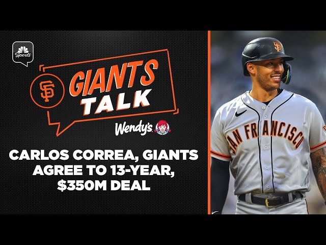 Emergency podcast: Carlos Correa, Giants agree to 13-year, $350M deal | Giants Talk