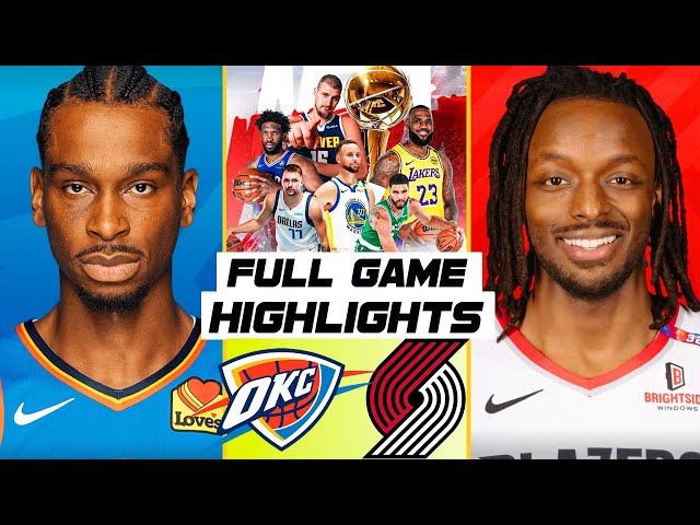 Oklahoma City Thunder vs. Portland Trail Blazers (Nov/20/2024) Game Highlights | NBA Highlights 2024