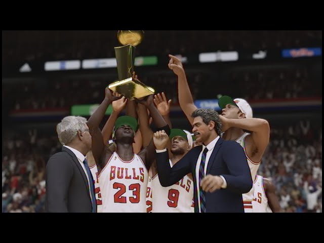 1996 NBA Finals Bulls VS Sonics Jordan's 4th title NBA2K23