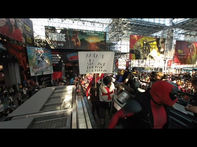 Deadpool Parade At COMICON! Virtual Reality Experience [VR180 4K]