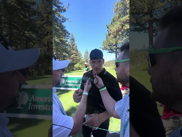 How are we feeling AJ Hawk? 😂😂. The #RoadToTahoe presented by @PXG