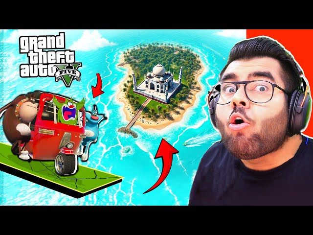 🔥 OGGY JACK Funniest TAJ MAHAL Parkour Ever 🔥 | GTA 5 Impossible Parkour | Hitesh KS