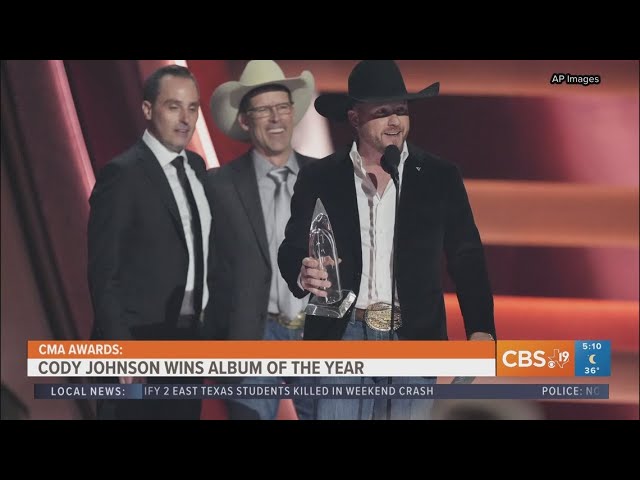 Cody Johnson wins 'Album of the Year' at 2024 CMA Awards