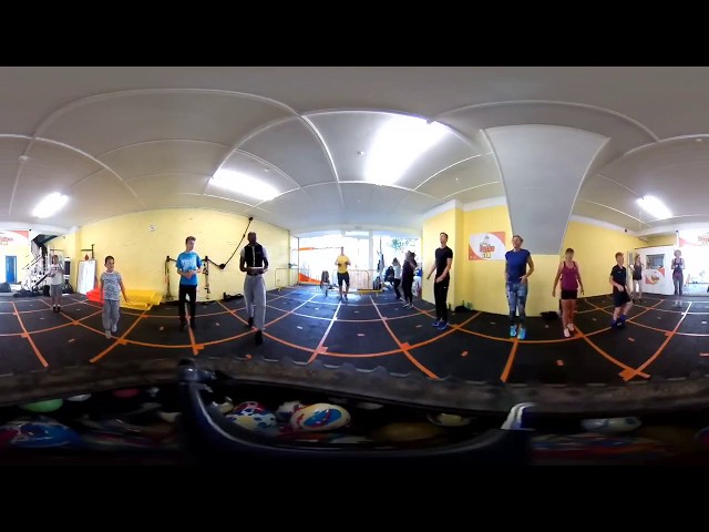 We push ducks live fitness session. Eastbourne's first 360 live video