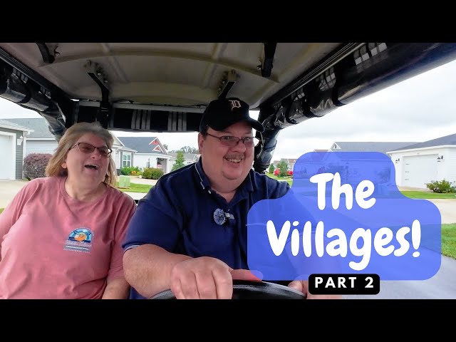 The Villages Golf Cart Ride, Lunch at Booster’s, and Exploring St. Catherine Amenities