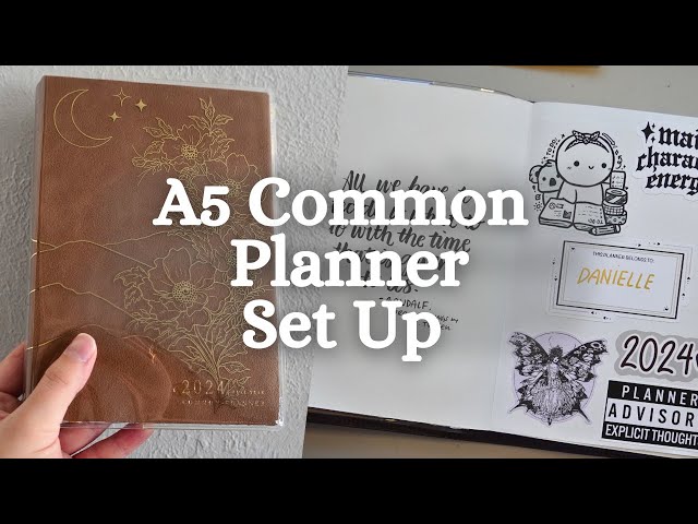 Sterling Ink A5 Common Planner FULL Set Up and Flip Through | 2024 Planner Set Ups