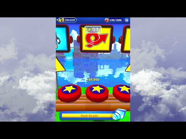 Playing Sonic Dash