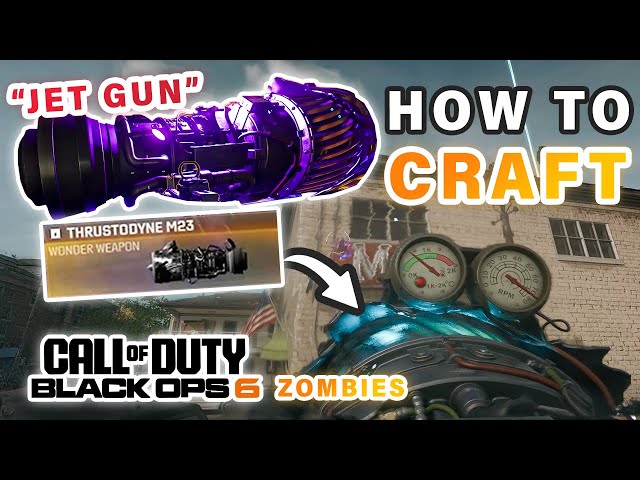 How to Craft the JET GUN Wonder Weapon | Liberty Falls Zombies ► Call of Duty: Black Ops 6