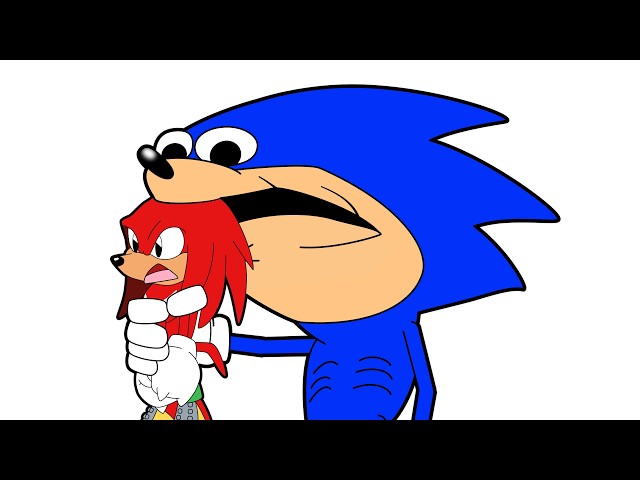 SHIN SONIC EATS KNUCKLES & SHADOW