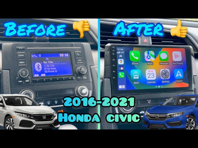 How to install 9” Android Plug and Play unit (Honda Civic 2016-2021)