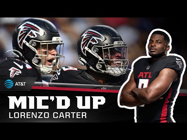 Scoop and score! Lorenzo Carter is mic'd up against the Los Angeles Rams | Atlanta Falcons | NFL