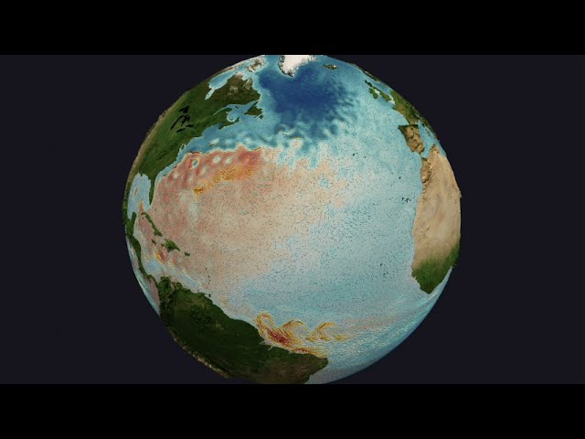 DYAMOND++ The next generation Climate Model Setup - Dome projection--use mouse to change perspective