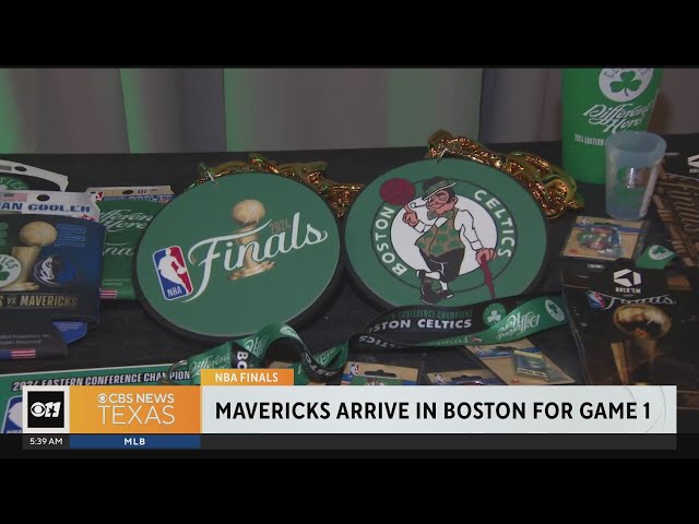 Dallas Mavericks arrive in Boston for Game 1 of the NBA Finals