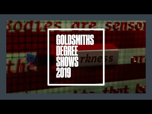 Goldsmiths Degree Shows 2019: Digital Arts Computing