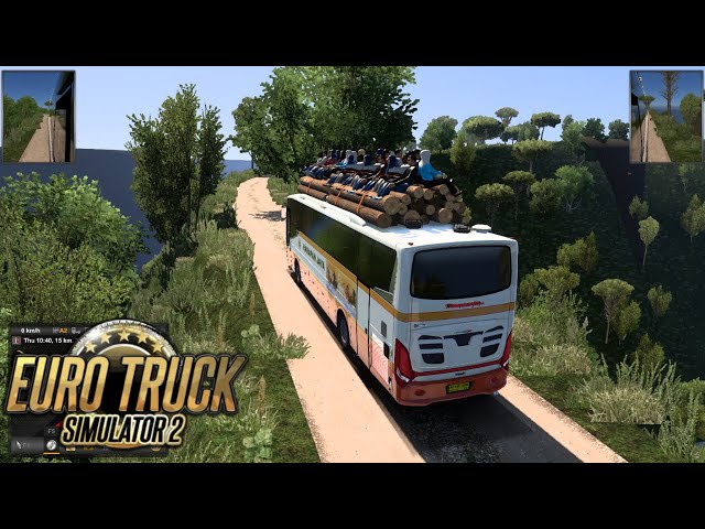 🔴Accident in extreme and dangerous road in the world | Euro Truck Simulator 2 #shorts #shortsfeed