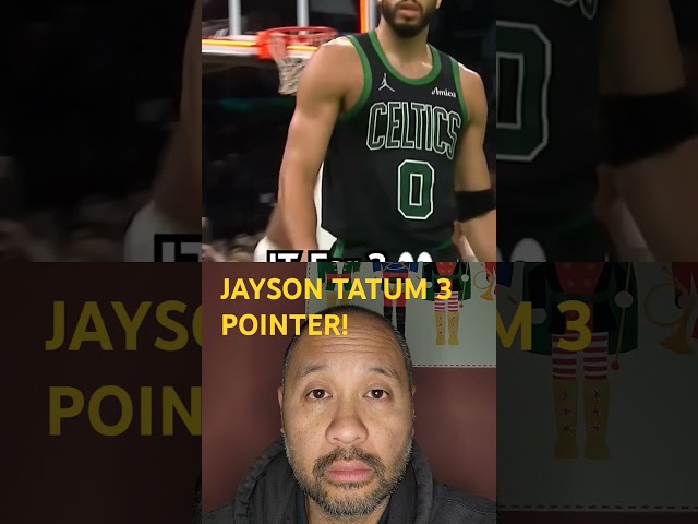 JAYSON TATUM 3 POINTER | CAVALIERS VS. CELTICS | nba games today | #shorts