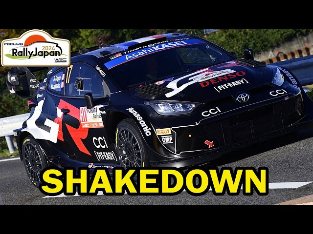 FORUM8 Rally Japan 2024【ラリージャパン2024】| Shakedown