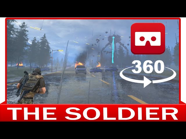 360° VR VIDEO - THE SOLDIER  - They are coming - VIRTUAL REALITY 3D