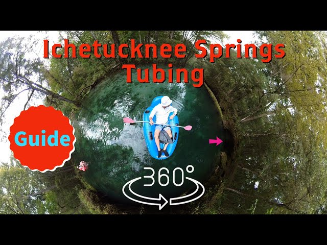 The best Springs in Florida to go tubing : 360 video