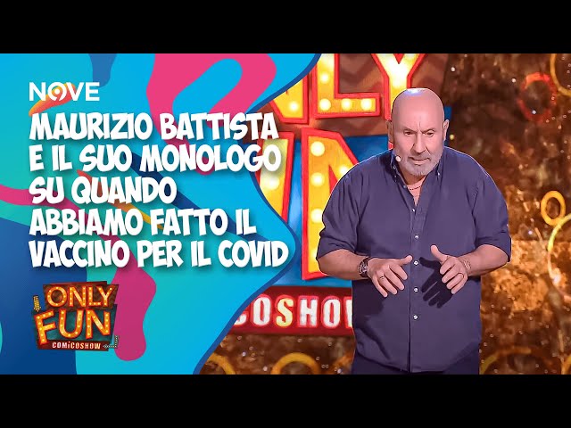 Maurizio Battista e il suo monologo su quando abbiamo fatto il vaccino per il COVID 😂| ONLY FUN