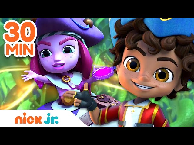 Escarlata Puts a Magic Spell on Santiago of the Seas ✨ w/ Lorelai | 30 Minute Compilation | Nick Jr.