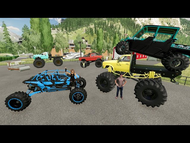 Mud Racing for Secret Prize with Monster Truck | Farming Simulator 22