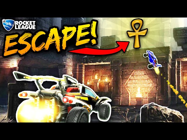 THE *NEW* ESCAPE THE TOMB IN ROCKET LEAGUE IS INSANE!