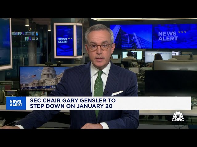 SEC Chair Gary Gensler to step down on January 20