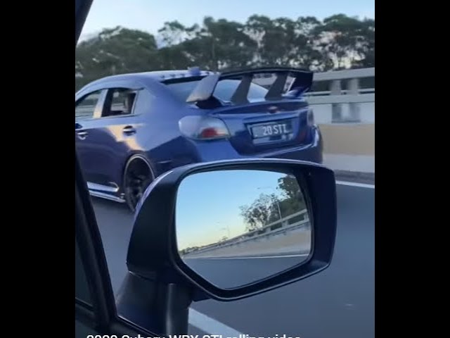 2020 Subaru WRX STI rolling video #shorts