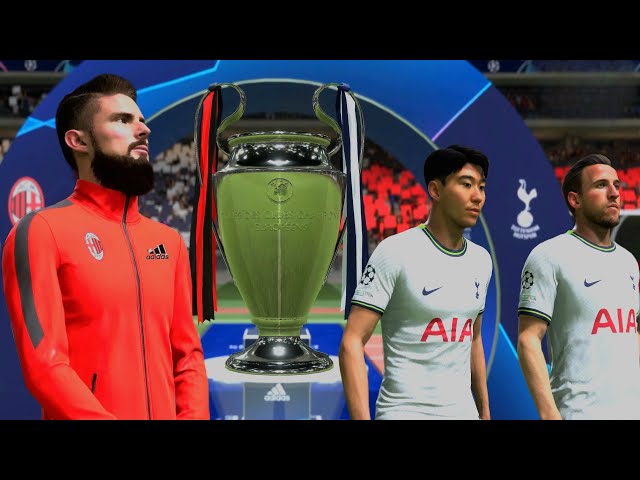 FIFA 23 - Milan vs Tottenham - UEFA Champions League Round Of 16 22/23 | PS5 | UCL #fifa23 #ucl #ps5