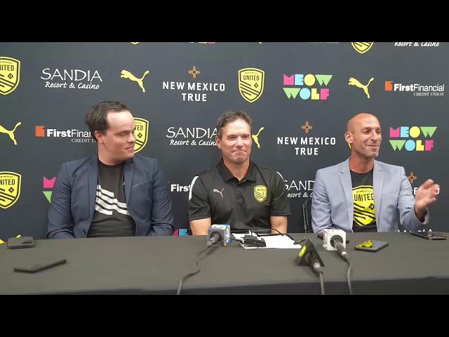 [PRESS CONFERENCE] New Mexico United Welcomes New Head Coach