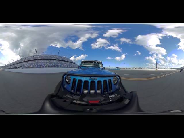 Jeep Beach Parade on the Daytona Speedway