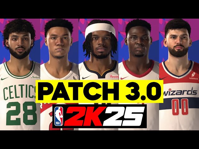 NBA 2K25 NEW FACE SCANS AND HAIRSTYLES IN PATCH 3.0