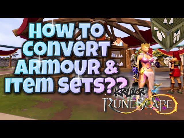 📦Runescape 3: Armour & Item Sets - Buying, Selling & Making them Easy! #runescape3