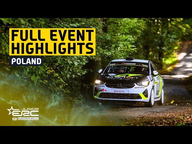 Junior ERC Event Highlights | ERC Rally Silesia 2024