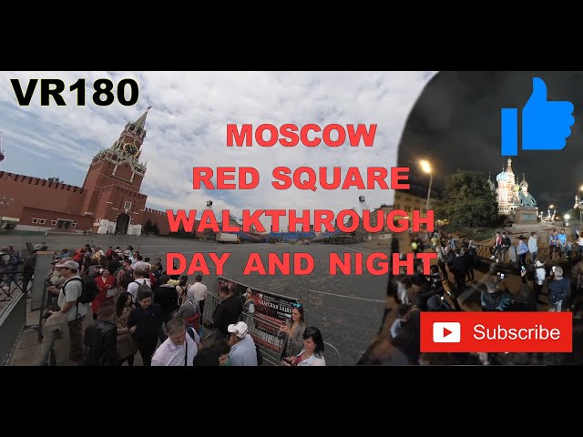 VR180 3D Red Square in Moscow Russia...enjoy a day and night look...no commentary to ruin the walk