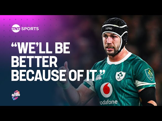 Ireland Captain Caelan Doris reacts after Autumn Nations defeat to All Blacks in Dublin 🏉