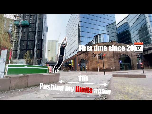 Pushing my limits again 🏃🏻‍♂️- Winter Parkour vlog ❄️