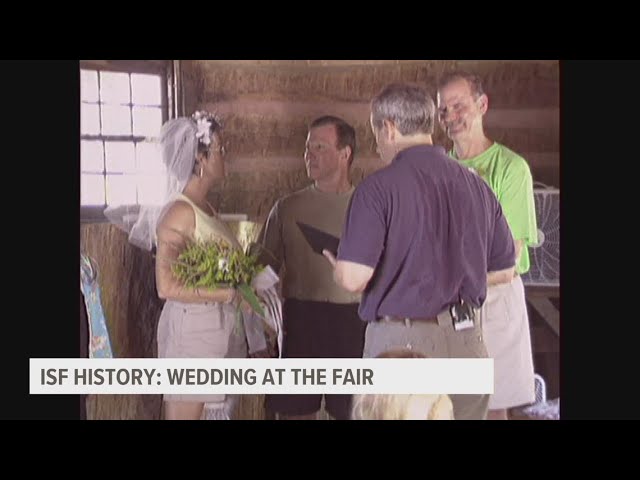 From the Archives: Couple gets married at Iowa State Fair in 2005