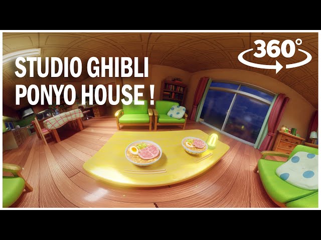 Ponyo's House 360 - Studio Ghibli