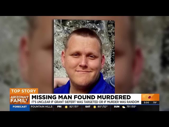 Missing Arizona man found murdered near Glendale field