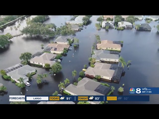 Receding water reveals damage to homes in Sarasota County